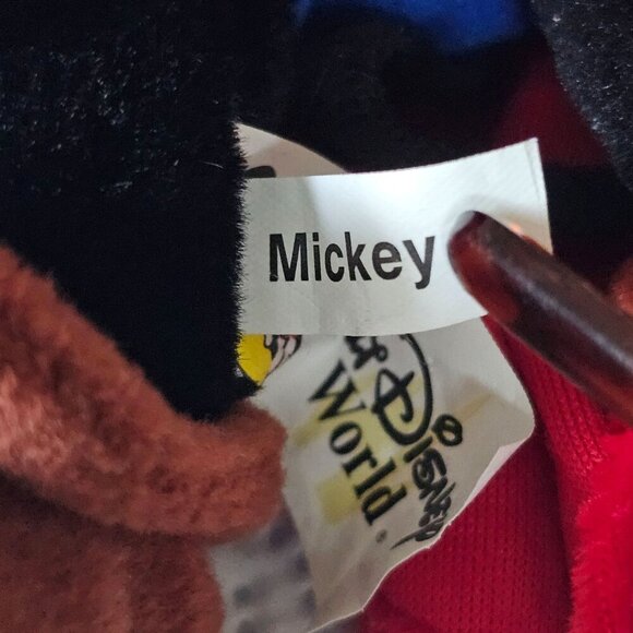 Disney Mickey Mouse Sorcerers Apprentice Plush Stuffed Walt Disney World - Picture 6 of 10